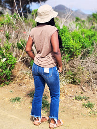 Zenana Fringe Flair Denim