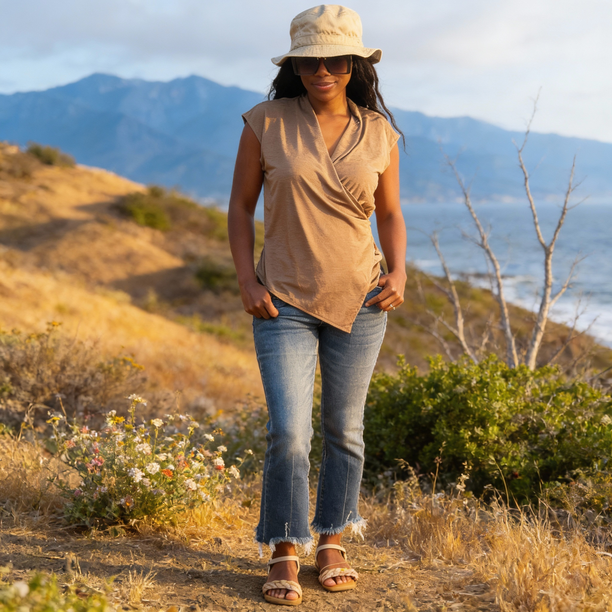 Scarlett’s Whisper V-Neck Blouse