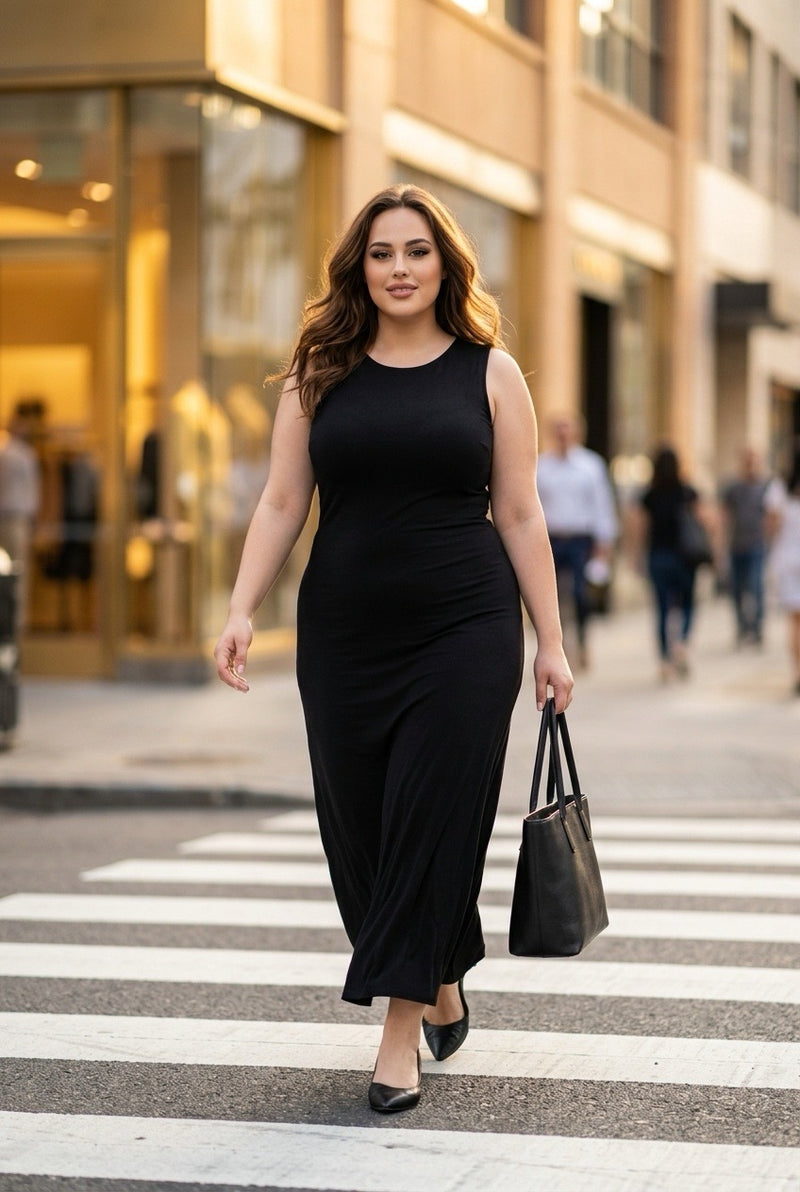 Clara Keyhole Back Maxi Dress