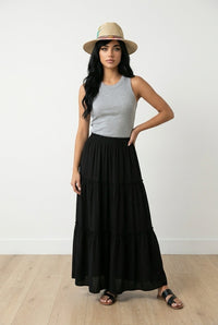 The Shirley Round Neck Ribbed Tank Top