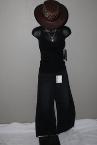 Stretchy Ribbed Seamless Lace Trim Tank Top