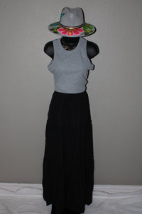 The Shirley Round Neck Ribbed Tank Top