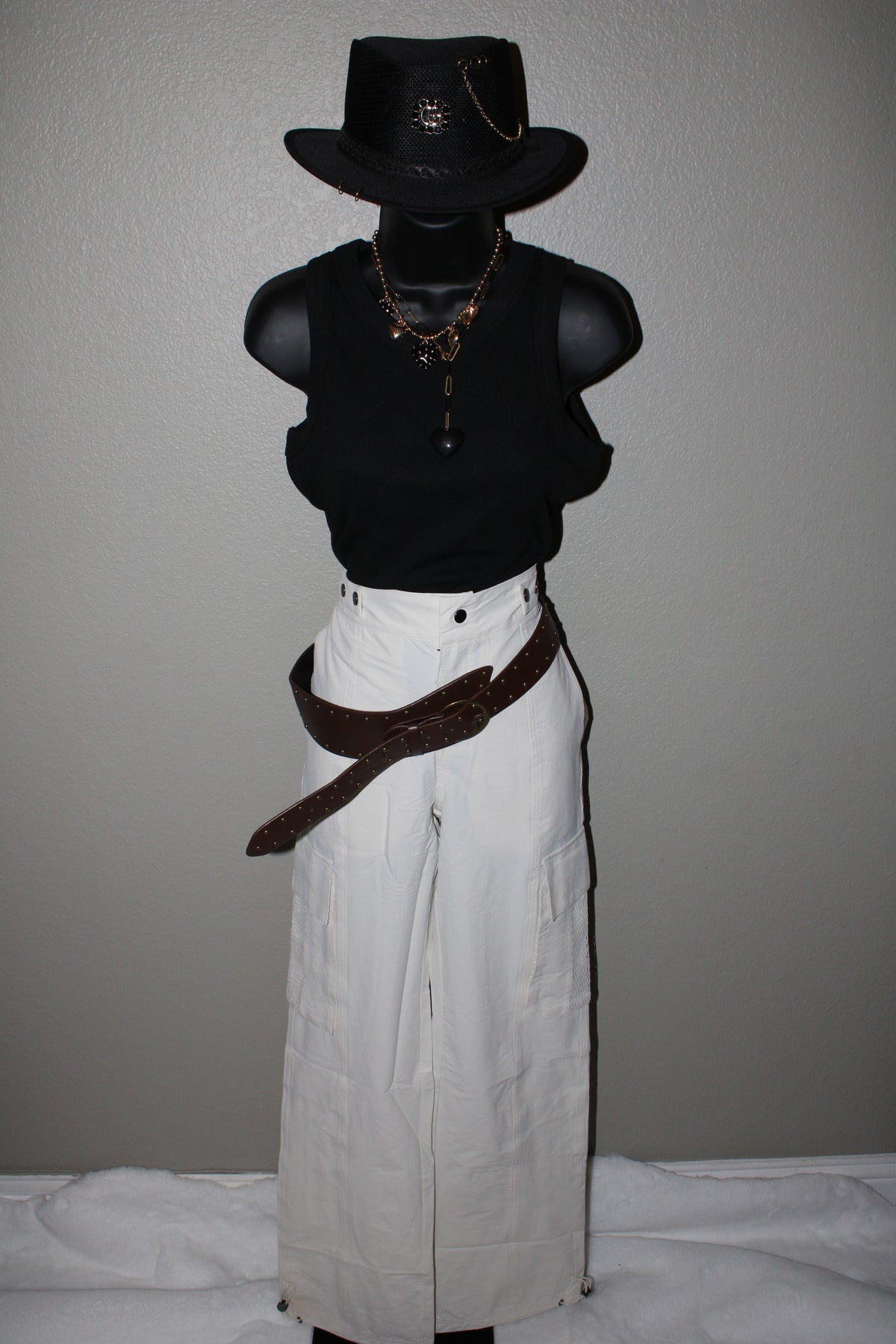 The Shirley Round Neck Ribbed Tank Top