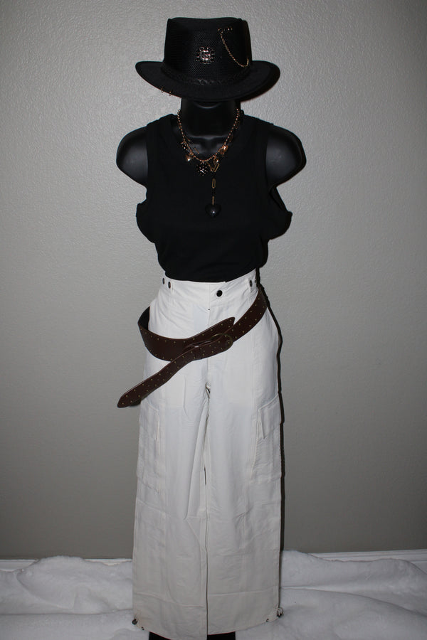 The Shirley Round Neck Ribbed Tank Top