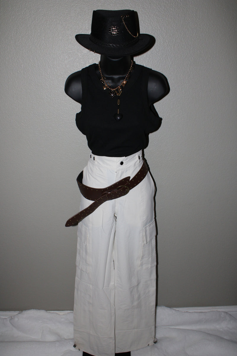 The Shirley Round Neck Ribbed Tank Top