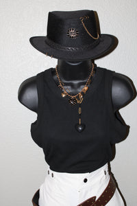 The Shirley Round Neck Ribbed Tank Top