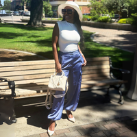 Satin Edge Cargo Pants