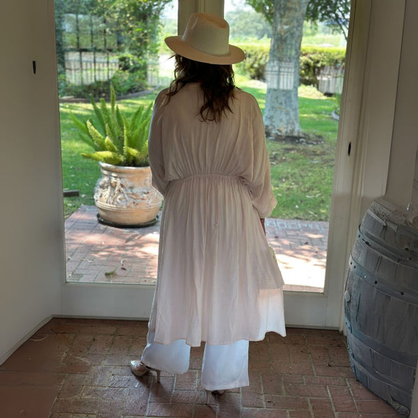 Gauze Maxi Kimono