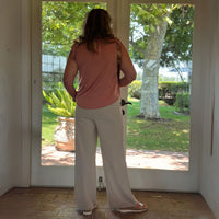 Ruffle Collared Front Tie Sleeveless Top